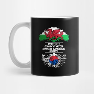 Welsh Grown With South Korean Roots - Gift for South Korean With Roots From South Korea Mug